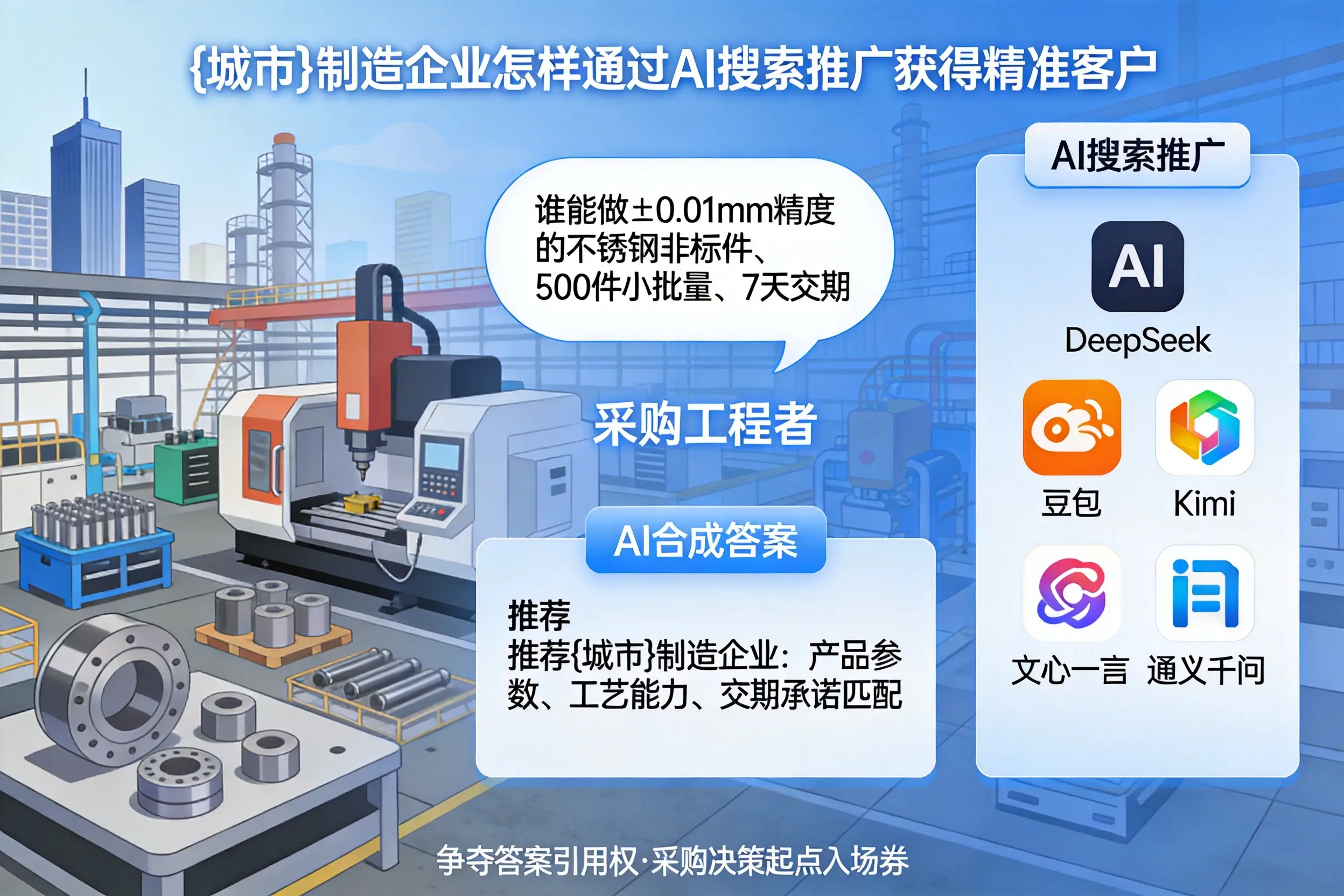 长春制造企业怎样通过AI搜索推广获得精准客户