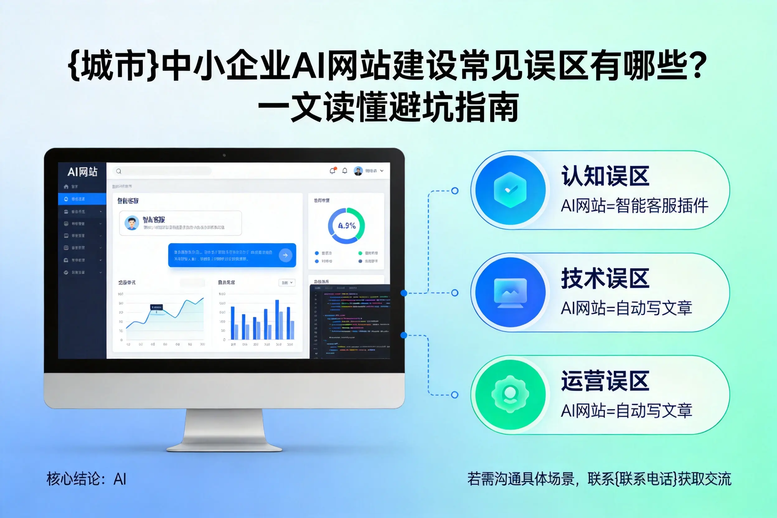 长春中小企业AI网站建设常见误区有哪些？一文读懂避坑指南