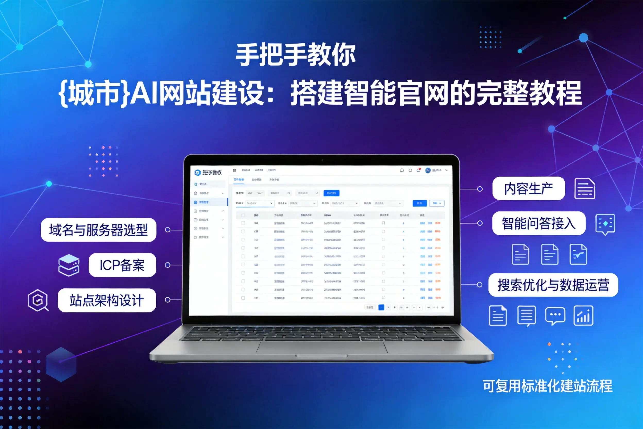 手把手教你长春AI网站建设：搭建智能官网的完整教程