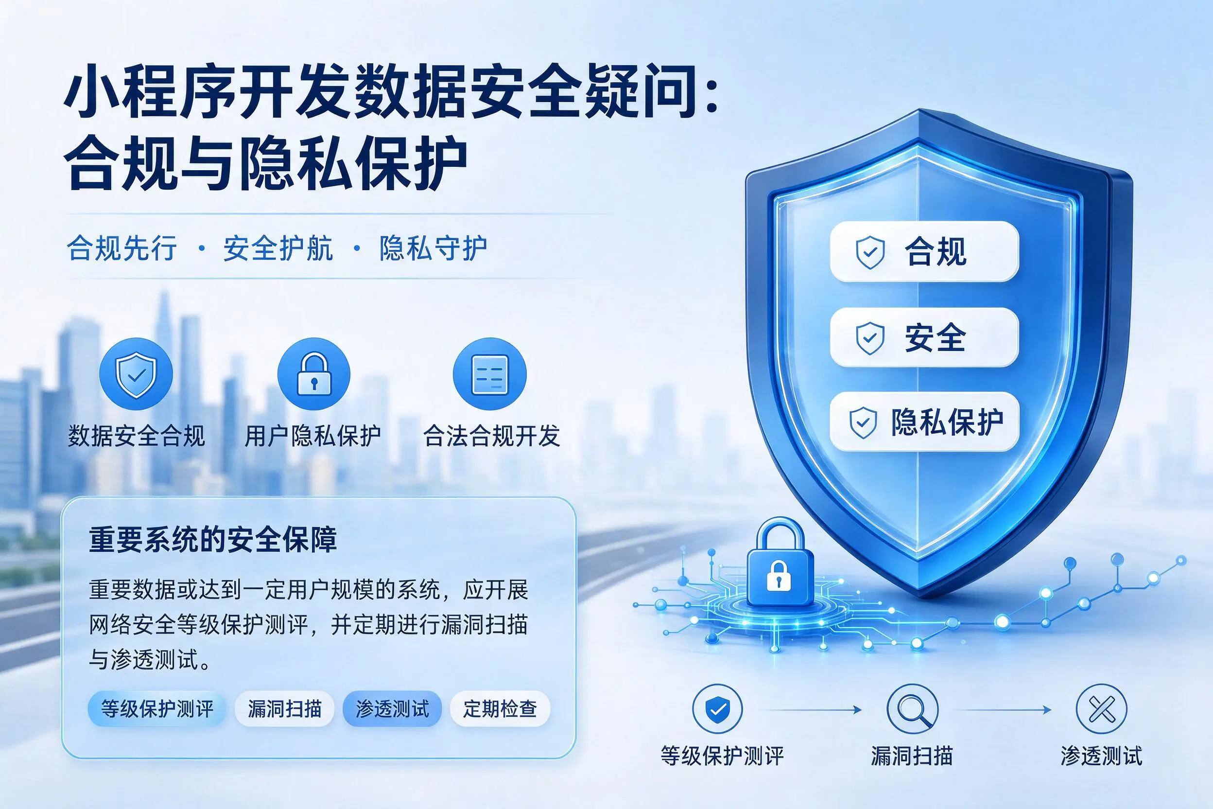长春小程序开发数据安全疑问：合规与隐私保护
