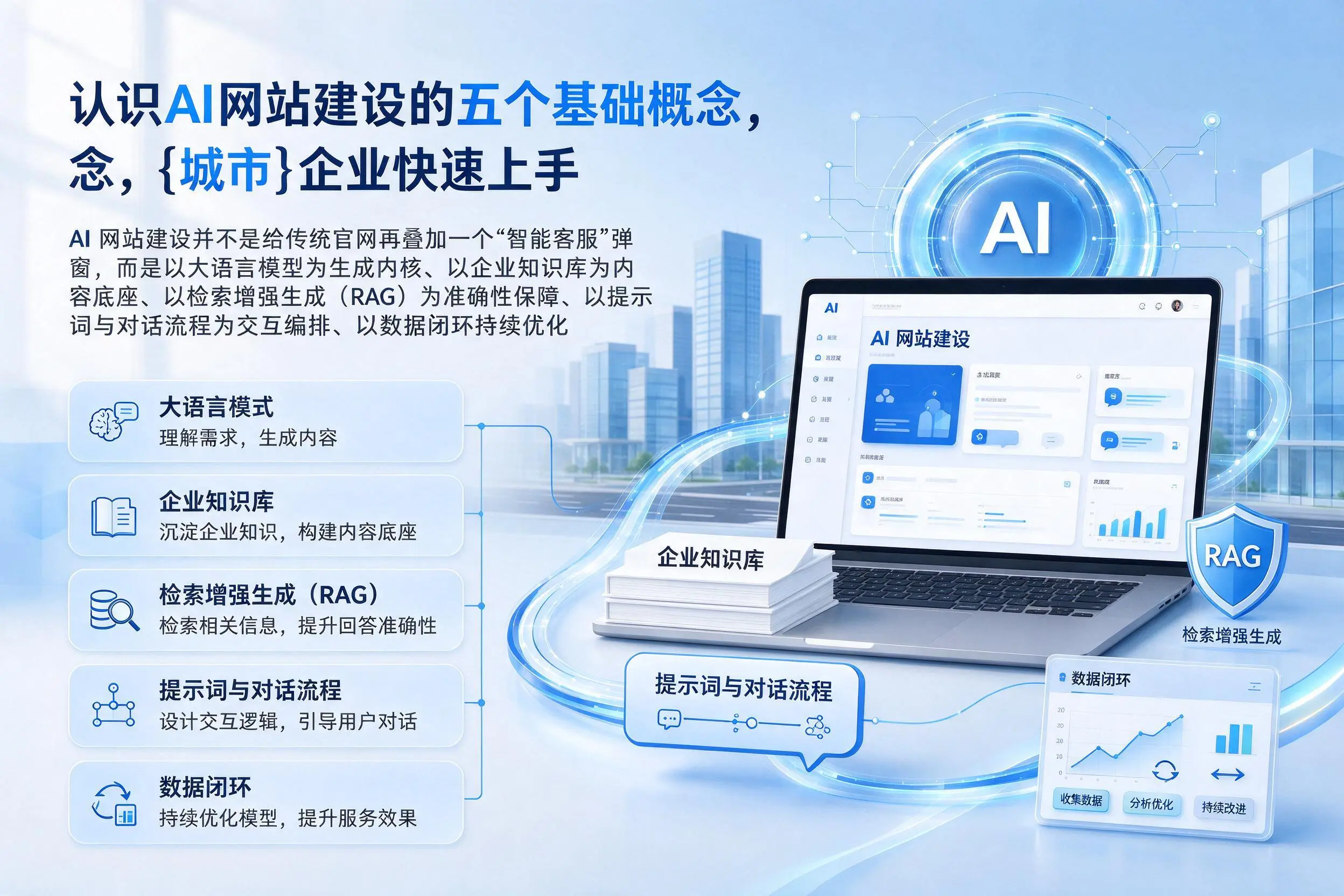 认识AI网站建设的五个基础概念,长春企业快速上手